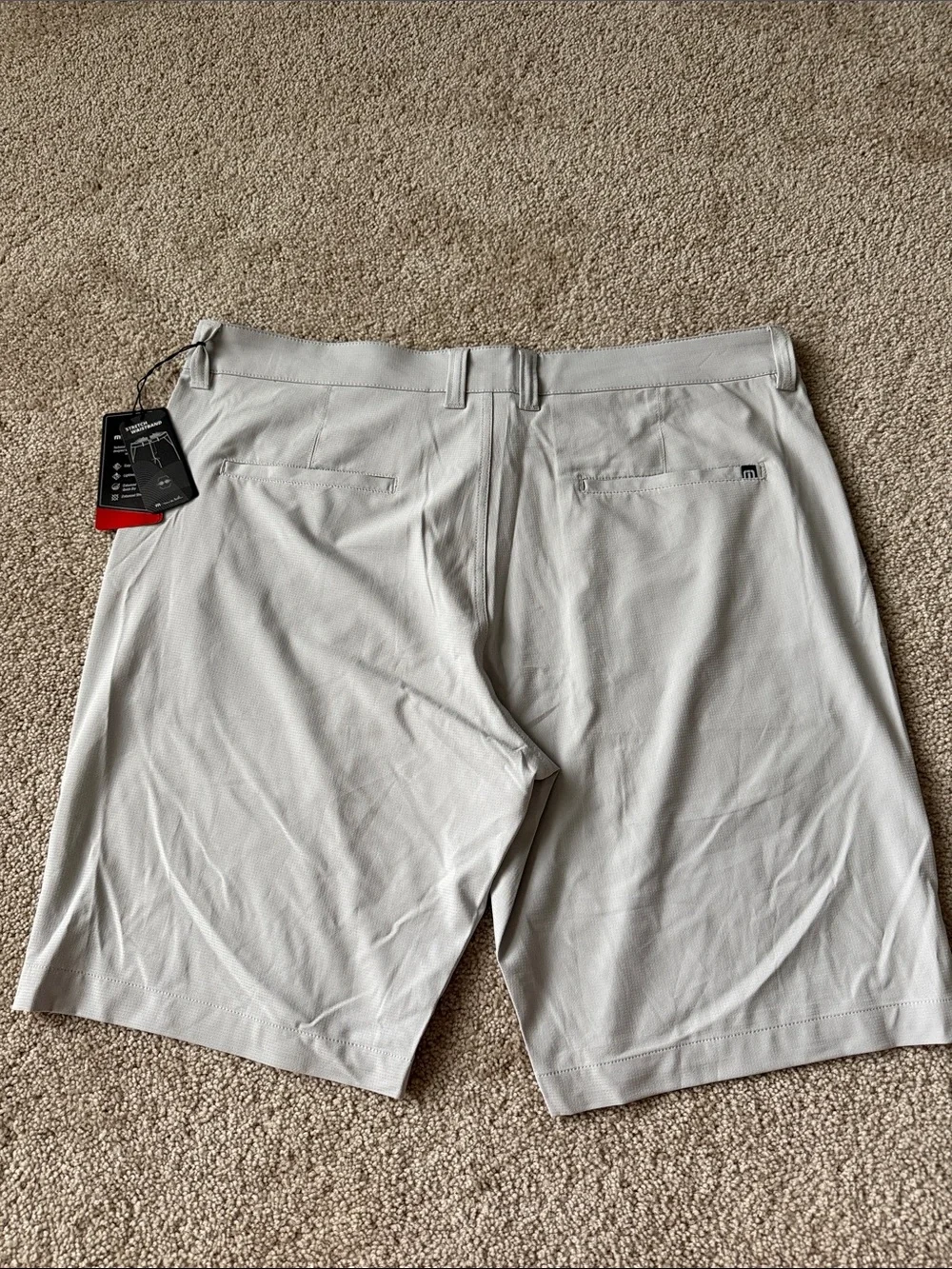 NWT Travis Mathew Prestige Pure Performance Grey Golf Shorts